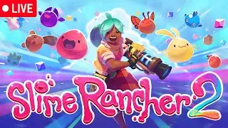 🔴 LIVE - Adopting 100 Slimes Challenge! 💯 - Slime Rancher 2 (First Time Playing)
