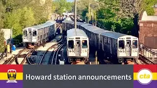 CTA Howard (Red, Purple, Yellow) station announcements (Renewed)