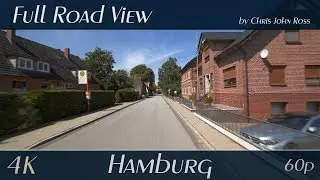 Hamburg, Germany: Neuengamme, Allerm&ouml;he - Neuengammer Hausdeich, Schleusendamm - 4K (UHD/2160p/60p)