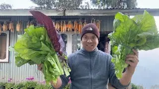 Rimbick Bazar Weekly Haat Bazar||Organic Rayo Saag Ko Size 😳||Rural Village Lifestyle||