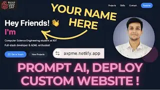 Vibe Coding Tutorial: FASTEST Way To Build & Host FREE Personal Website (NEVER USE WIX AGAIN)