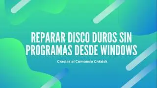 РЕМОНТНЫЙ ЖЕСТКИЙ ДИСК Без программ ОТ WINDOWS, ОТ КОНСОЛИ | CHKDSK