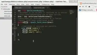 21 -PHP SELECT en Mysql con PHP, Seleccionar registros y mostrarlos.