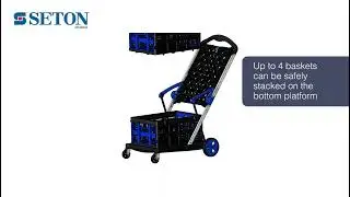 Explore the V Cart Folding Trolley with Collapsible Basket
