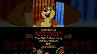 Retro 1981 - Chip and Dale Song Intro - Walt Disney Presents - #Short - TV History
