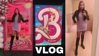 FUI ASSISTIR O FILME DA BARBIE, GRWM & COMPRINHAS! #barbiegirl #vlog