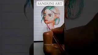 Magical Fairy Inspired Girl Timelapse 🌟| Realistic Pen Art in Minutes!