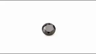 0.18 Cts GIA Certified AAA Round Brilliant Loose Un-Treated Fancy Black Diamond