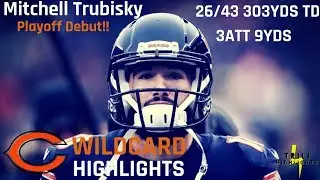 Mitchell Trubisky Wild Card Highlights | Playoff Debut 01.06.2019