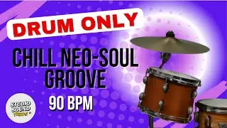 90 BPM Neo Soul Groove | Drum Track for Guitarists