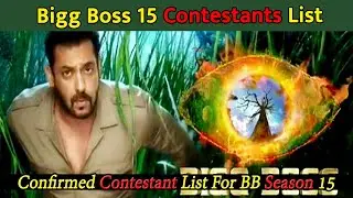 Bigg Boss 15 Contestants List With Photos | Confirmed Contestant List For BB Season 15