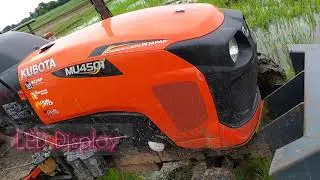 Kubota MU4501 Tractor with Maschio Rotavator in Paddy Field I Full Features & Specification