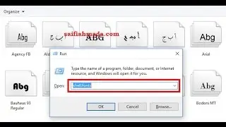 copy fonts windows