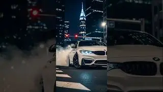WHITE BMW DRIFT RACING EDIT 🔥 | CINEMATIC CITY DRIFT | COPYRIGHT FREE CAR VIDEO