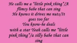 Tess Gaerthe - Little Pink Thing Songtekst !