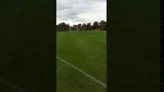 Under 13 girls goal from the weekends match