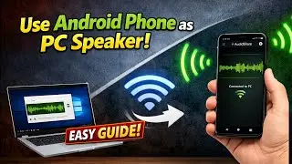 How to use Android Smartphone as a Speaker for Windows PC ?