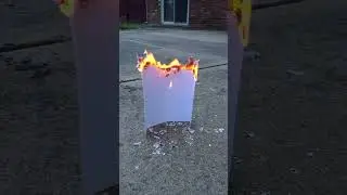 How long does it take paper to burn? #shorts #fire #satisfying #trending #viral