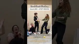Vocal Coach Teaches How to STOP Voice Cracks 🎤 | Learn Mix Voice Fast