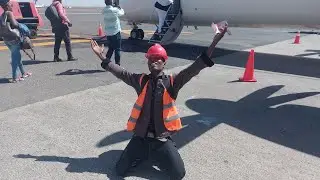 First Time I fly Surprise from @DeeMwango Mombasa I come!🛫🛫🛫🛫🛫🛫🛫🛫🛫