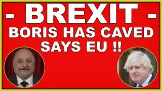 Brexit: Boris Johnson has crumbled on the Level Playing Field says EU! (4k)