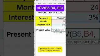 How to Calculate Present Value in Excel &ndash; Quick & Easy!