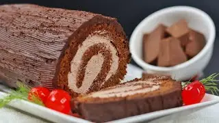 Chocolate swiss roll cake without oven/ഓവൻ വേണ്ട,അടുപ്പത്തു വെച്ചാൽ  കിടിലൻ റോൾ കേക്ക് റെഡി