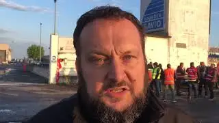 Lo sciopero dei dipendenti Gavio di Tortona