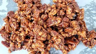Simple Candied Nuts | Easy Maple Syrup Recipe