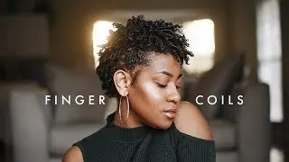 FINGER COILS on short TYPE 4 HAIR | My Hair Story