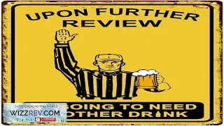 ALKB Funny Football Gifts for Men  8x12 Vintage Man Cave Decor
