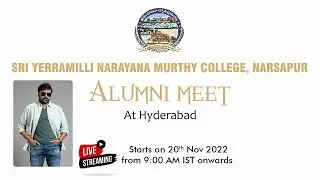 Chiranjeevi Chief Guest LIVE | Sri Yerramilli Narayana Murthy Alumni Meet | Manastars