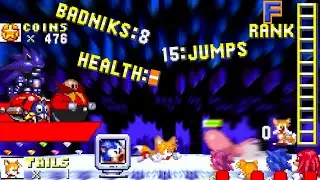 Sonic 3 A.I.R but THERE'S A LOT OF HUDS!! Sonic 3 Angel Island Revisited Mods.