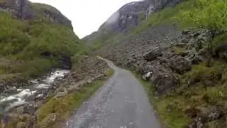 the trip to Vettisfossen waterfall (Norway)