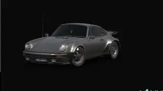 1975 Porsche 911 (930) a Turbo version with a 3.0 liter air-cooled, turbocharged engine.