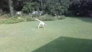 Carly does her back handspring tuck!!
