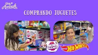 Eligiendo un juguete con mi hermano 💜 | Hey Amirah