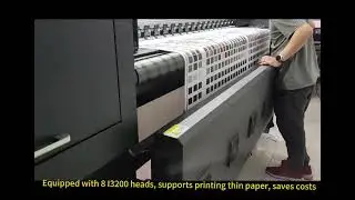 Today we introduce you an 8-head sublimation printer with a maximum speed of 300 square meters