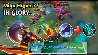 MIYA HYPER 10 0 6 Amazing KDA||RETRIBUTION+SKY PIECER |MOBILE LEGENDS
