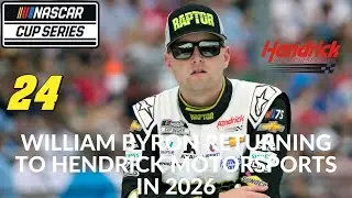 William Byron Returning To Hendrick Motorsports In 2026