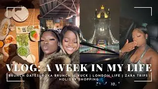 | EADN NIGHTS | I NEED TO STOP SHOPPING| ROKA BRUNCH IS YUCK | LONDON LIFE | ZARA | HOLIDAY SHOPPING