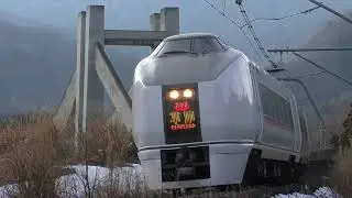 【651系 1000番台】特急草津　吾妻線内走行シーン