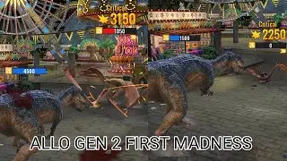 Allosaurus Gen 2 First Madness | Jurassic World Alive