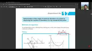 E02 - Exp 17 - Unit03_Determination of the angle of minimum deviation of a prism_EM Physics