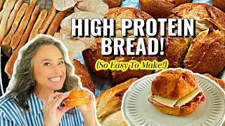 Quick & Easy 2-Ingredient High Protein Bread!!