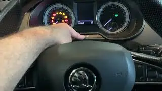 Сброс сервисного обслуживания Skoda Octavia 2018. Сброс сервисного обслуживания. Моя машина.