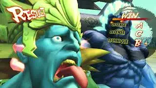 ONİ VS BLANKA | CPU VS CPU Ultra Street Fighter IV  (Hardest AI)