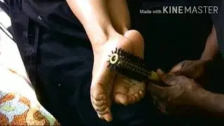 A brush with Soft soles
