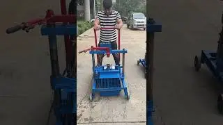 small mini #Concrete cement egg laying block machine brick laying for 6 inches blocks #machine