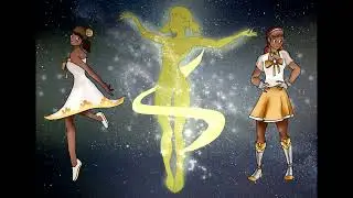 Alice Brown Transformation Into Magical Petra. Artist: #shhrutirustagi #magicalgirl #commissionedart